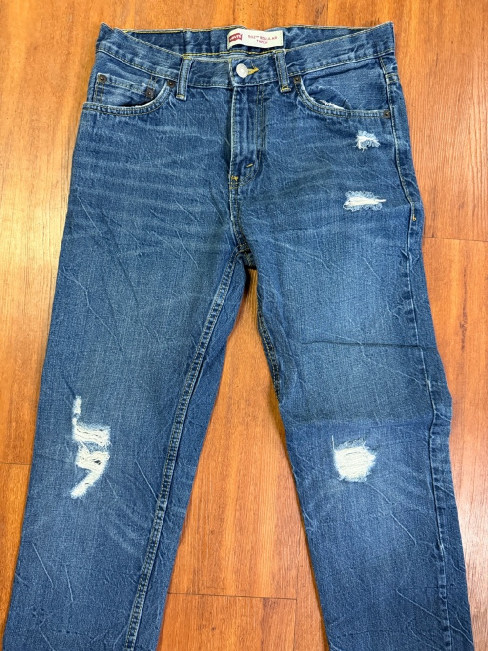 Boys / Girls  Denim Distressed Jeans Classics 28 X 28 / 16 Regular - Picture 8 of 15